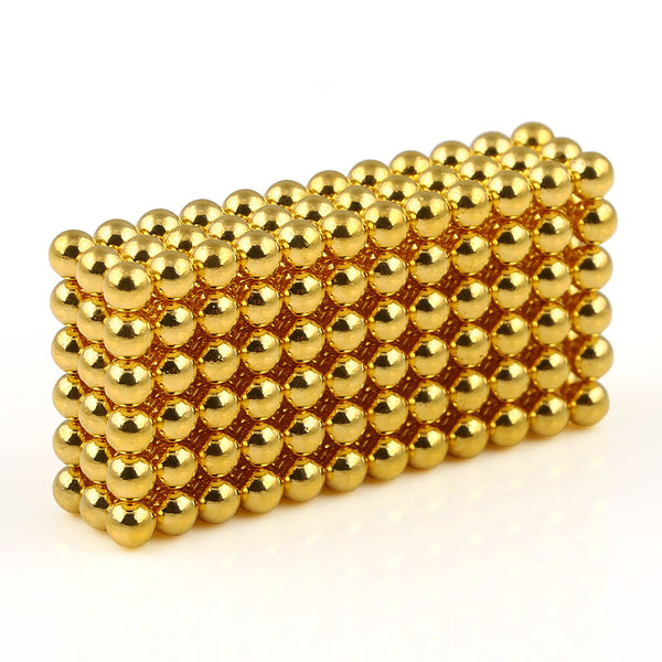 Omoballs  3mm 216 Magnetic Balls Color-Gold - OMO Magnetics
