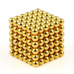 Omoballs 5mm 216pcs Magnetic Balls Color-Gold - OMO Magnetics