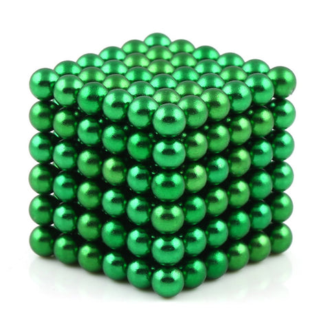 Omoballs  5mm 216 Magnetic Balls Color-Green - OMO Magnetics