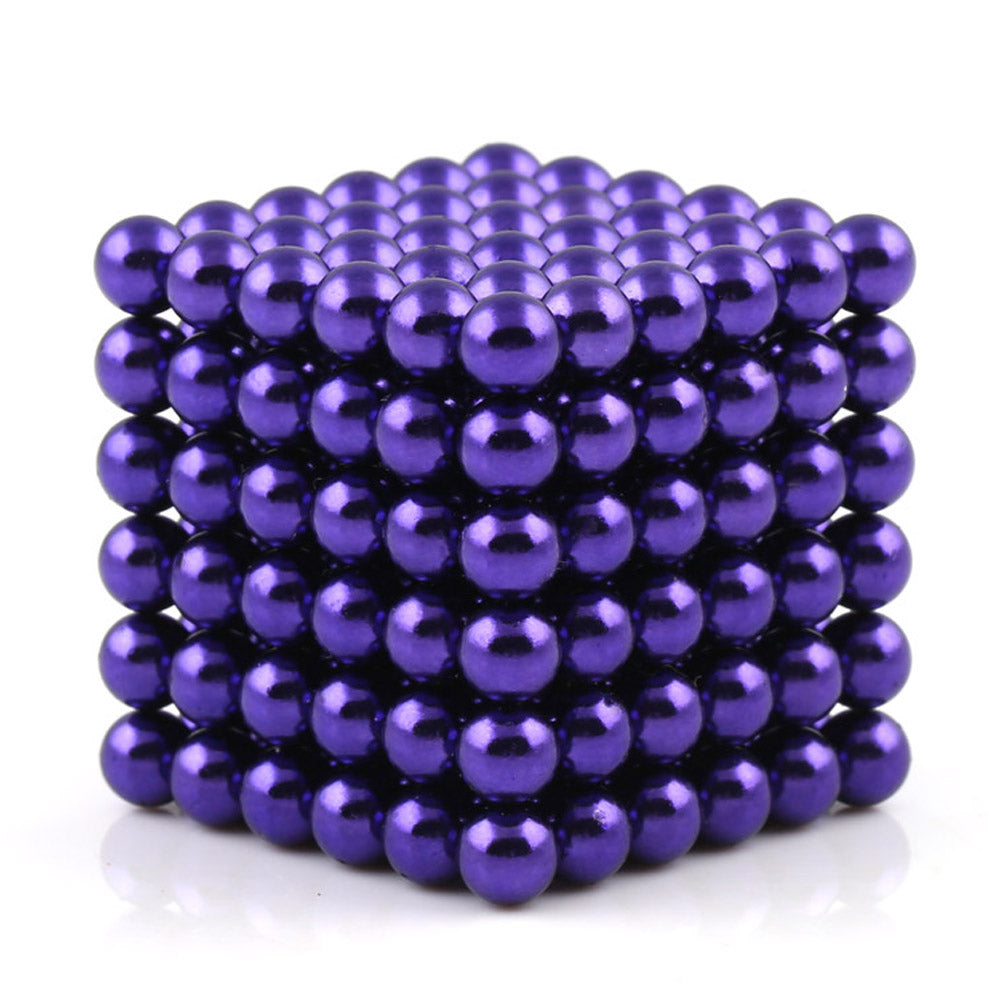 Omoballs  5mm 216 Magnetic Balls Color-Purple - OMO Magnetics