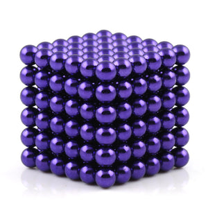 Omoballs  5mm 216 Magnetic Balls Color-Purple - OMO Magnetics